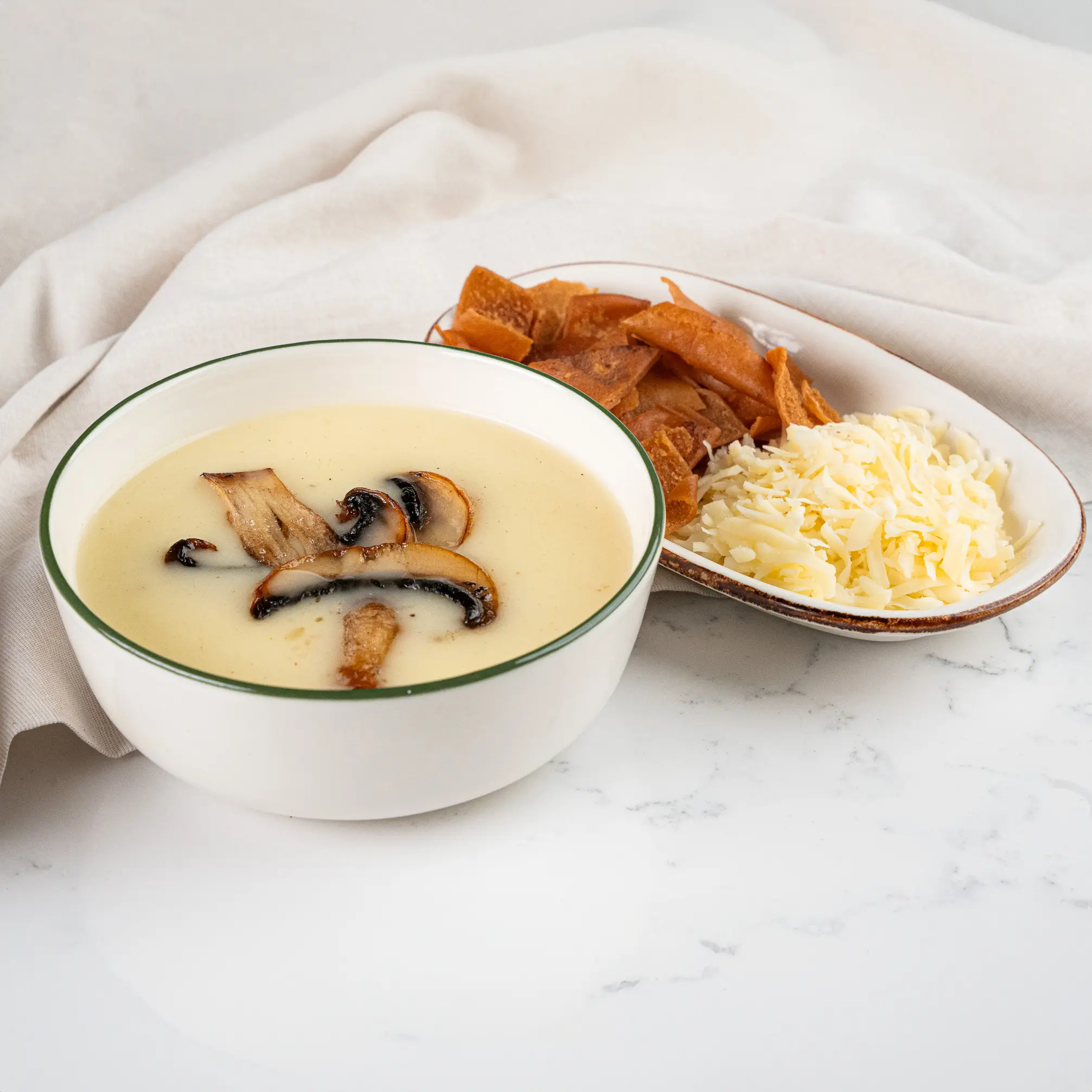 Supa crema de ciuperci